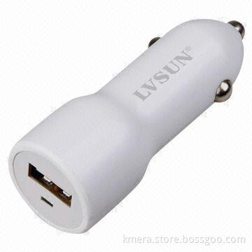 Portable Car USB Charger/Adapter in 5V/1A, Portable Travel Charger for All USB 5V Devices